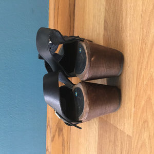 Lotta Lotta From Stockholm T-Bar Clogs in Black on